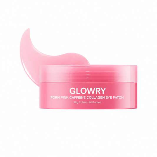 Glowry PDRN Pink Caffeine Collagen Eye Patches